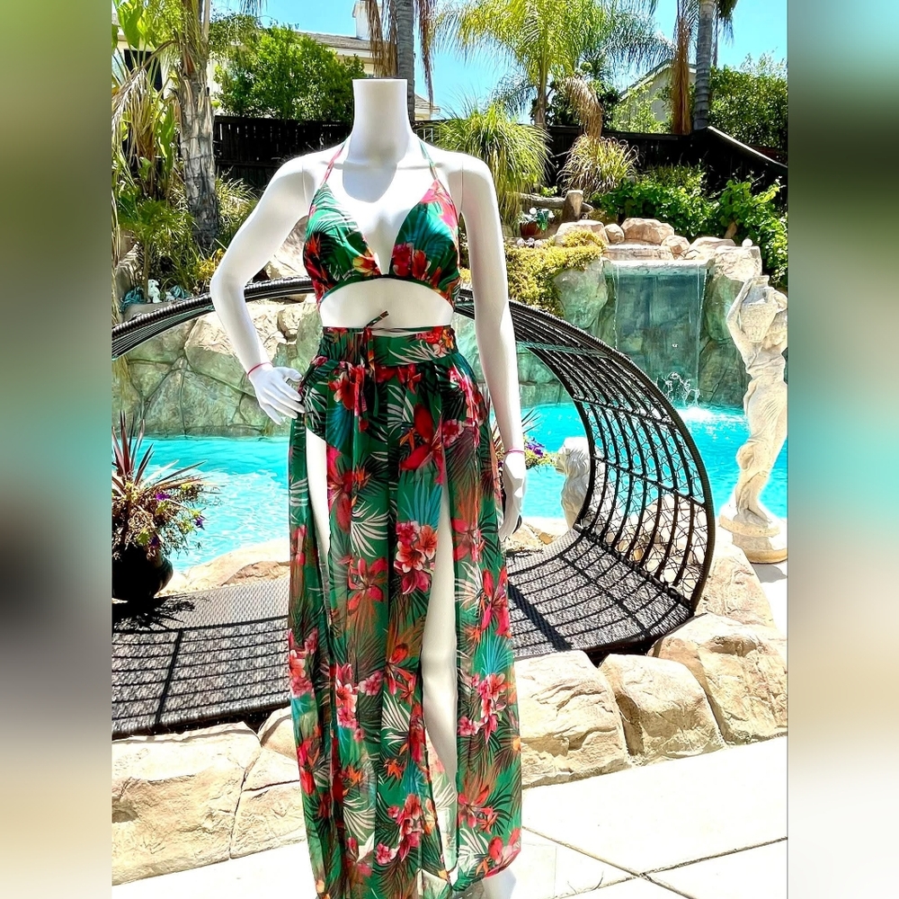 Tropical Floral 2pc Set